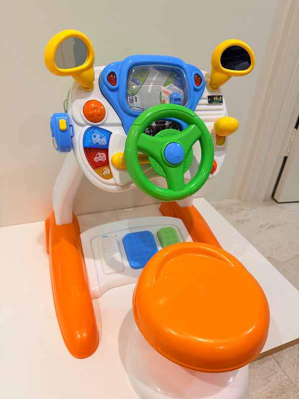 Costway All in 1 Steering Wheel Stool Driving Toy