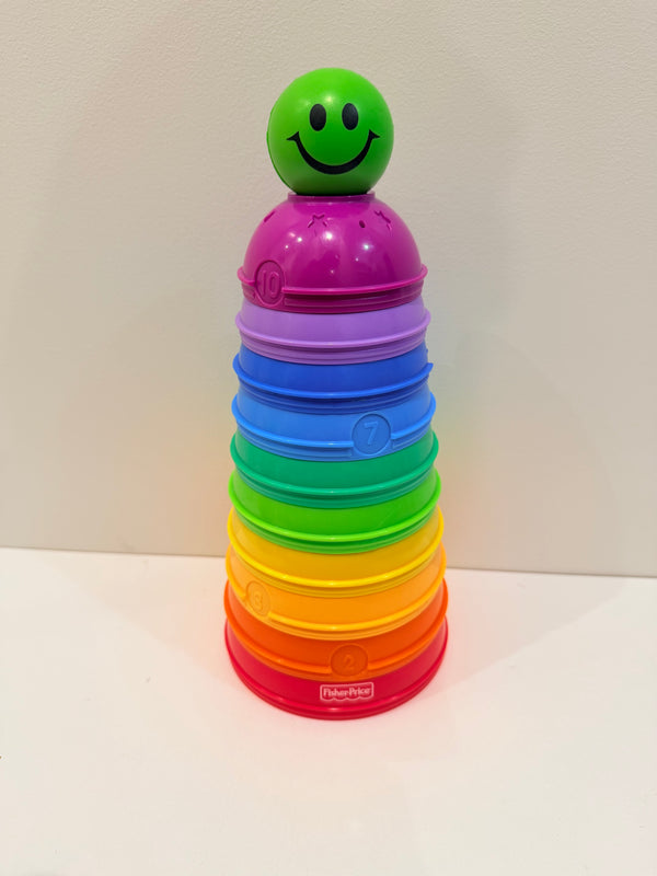 Fisher Price Brilliant Basics Stack n Roll Cups
